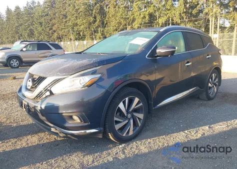 2015 Nissan Murano Platinum из США, поврежденный, VIN 5N1AZ2MH7FN281243